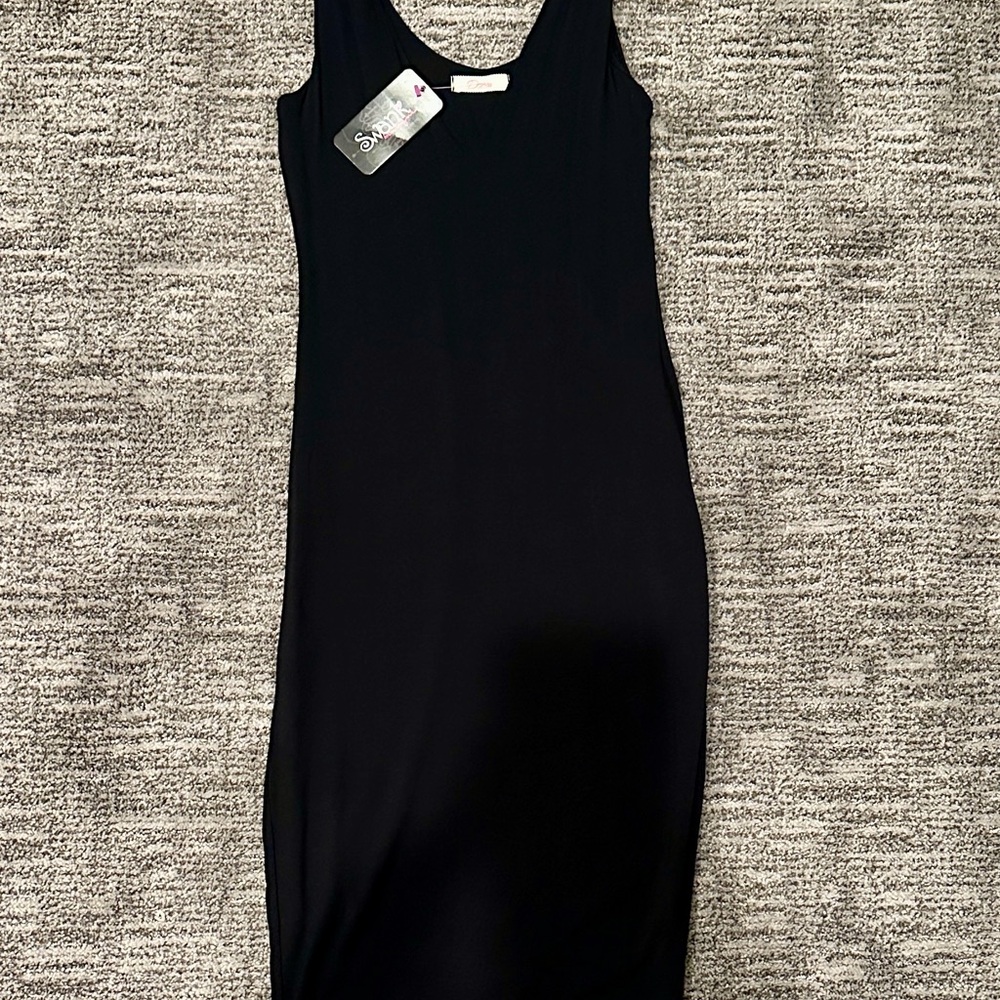 🥥🥥 NWT!! Body Con double lined, midi tank dress by Diosa